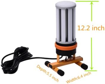 Bild 4 - LED Baustrahler 45W Arbeitsscheinwerfer Bauscheinwerfer 5400LM, 360° Beleuchtung, IP64 wasserdicht.