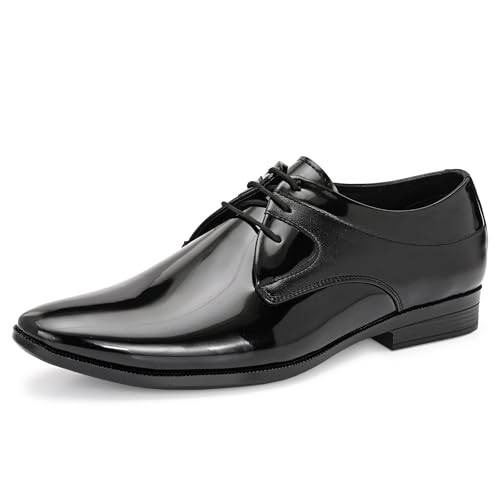 Image of Centrino Men's Formal Lace-Up Shoes | Soft & Comfortable Formal Shoe| Stylish-Looking Footwear (9358)