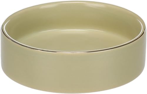Ciotola per cani in ceramica – Ciotola per cani di piccola taglia – 200 ml – lavabile in lavastoviglie – rotonda verde chiaro – Flamingo Eram