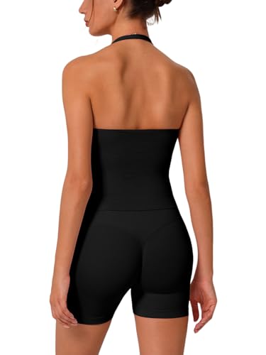 Vêtement d'entraînement de fitness et ensemble de sport femme avec short court stretch