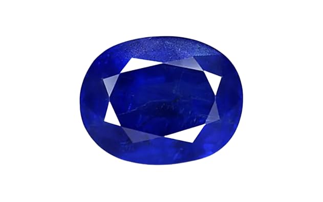 Saphir bleu naturel 11 carats certifié Neelam, une gemme d'exception non chauffée
