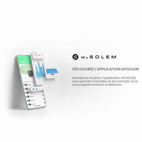 GNCGarden Programmateur Solem DC à piles 1 station contrôlé par Bluetooth - Programmateur d'arrosage à piles DC Bluetooth BL-IP - SOLEM BL-IP 9 V – vue 5