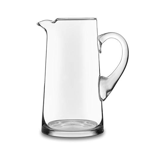 Libbey 1795197 Cantina 90 Oz Tall Glass Pitcher, Hand-Blown Clear Glass Pitcher With Handle, Elegant Glass Serving Pitcher For Iced Tea thumb #2