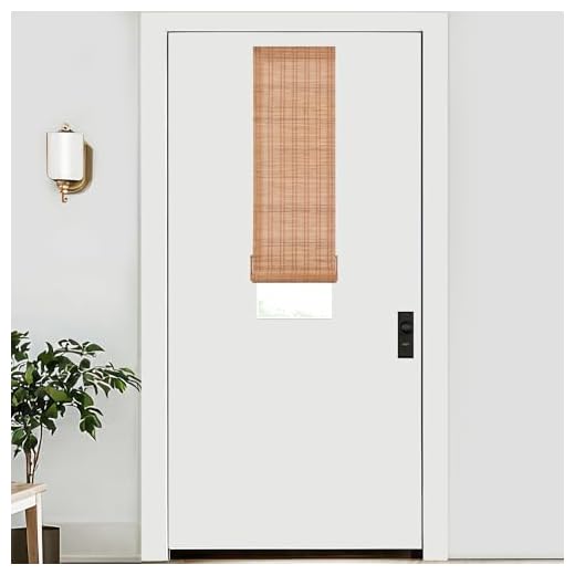 Persianas de Rolo de Bambu sem Perfuração