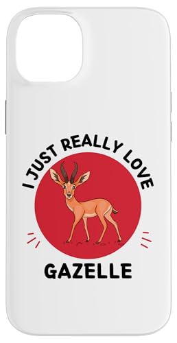 �J���C�C�K�[�� I Just Really Love Gazelle �������D�� �X�}�z�P�[�X iPhone 14 Plus �p