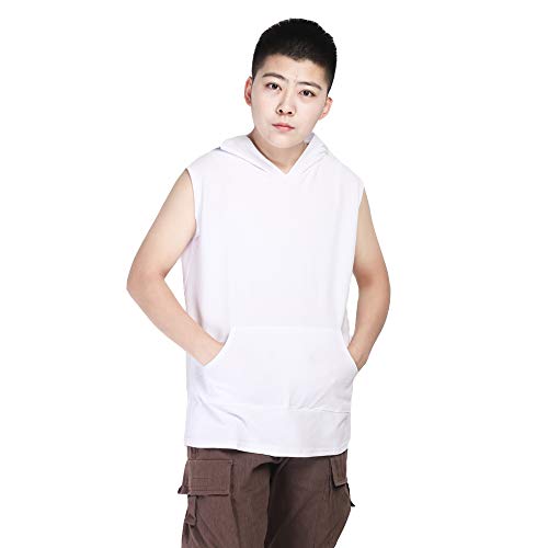 Sweat à Capuche Chest Binder BaronHong pour Tomboy et Transgenre non-binaire