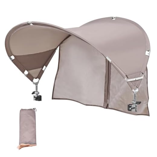 Best camp chair umbrella attachment Universal Chair Canopy Excellent UV Protection