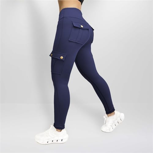 Butt Lifting Leggings for Women High Waist Cargo Pants Tummy Control Yoga Pant Workout Pants Casual Pant with Pocket4