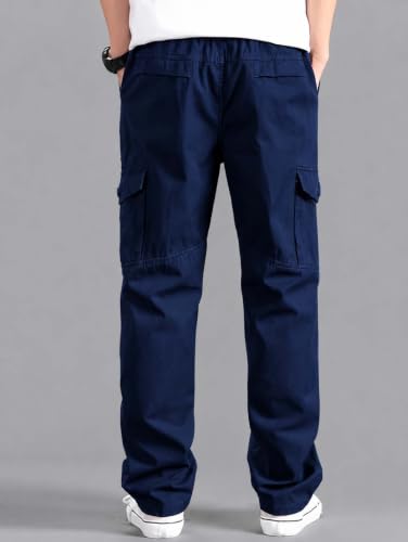 Image of Lymio Cargo for Men || Cotton Cargo Pant || Drawstring Waist Pant (Also Available in Plus Sizes) (117-120)