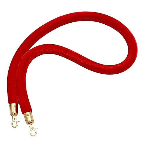 Lurrose Guardrail Lanyard Stanchion Rope Fall Protection Barrier Pillars Velvet Ropes for Efficient Queue Management