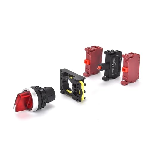 Bouton arrêt d'urgence LA36M rotatif 2 positions 2NO 220V