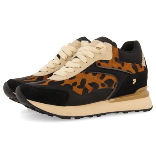 Sneakers CUÑA Interna Estampado Leopardo Pavilion