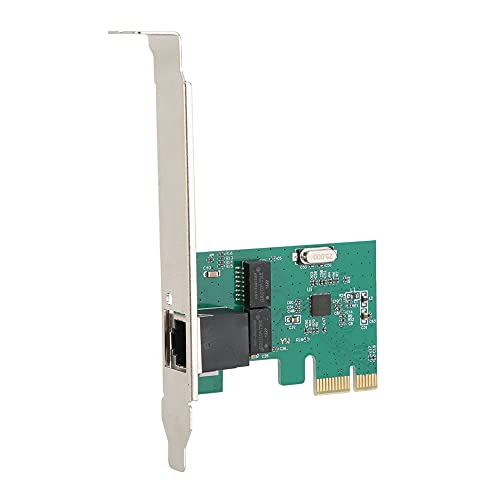 Pssopp 8111E Gigabit LAN Card, Adaptador de Red Compacto PCIe, Velocidad 10/100/1000mbps para PC de Escritorio miniatura 1