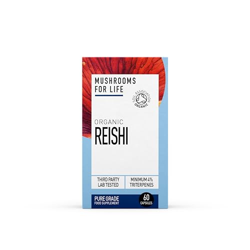 Organic Reishi Supplement - 60 Capsules