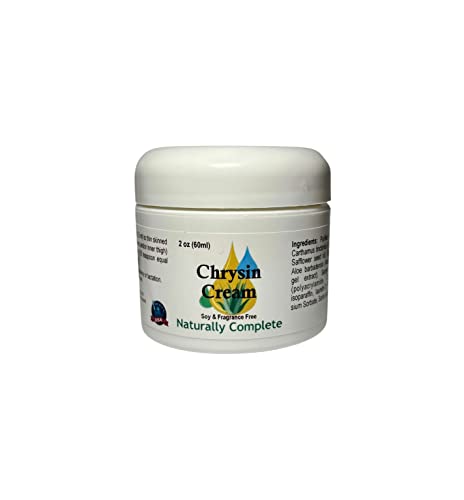 Naturally Complete Chrysin Cream | For Men and Women 2 oz. Jar