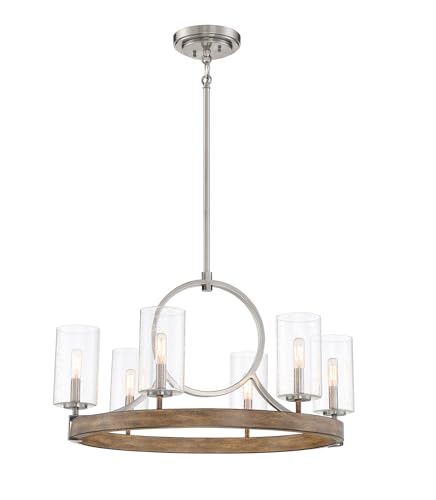 Minka Lavery 4015-280 Country Estates Chandelier, 6-Light, 360 Watts, Sun