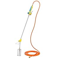 GLORIA Thermoflamm bio Professional PLUS – Gas Unkrautbrenner & Abflammgerät mit 5 m Schlauch | Unkrautvernichter ohne Chemie | Für Garten, Gehweg & Pflaster | Komfortabel ohne Bücken | 1000 °C Flamme