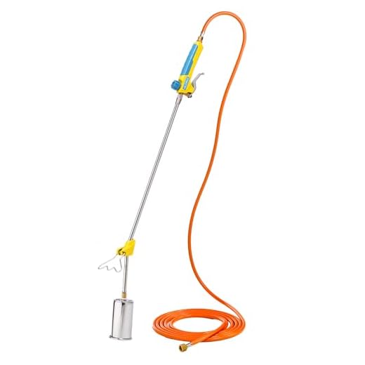 GLORIA Thermoflamm BIO Professional PLUS - Gas Abflammgerät | Leistungsstark & langlebig | für große Flächen | Druckgasflaschen-Anschluss | Unkrautbrenner für den unkrautfreien Garten und Gehweg