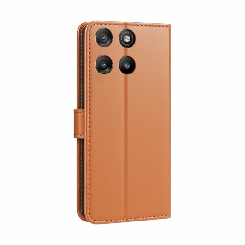 Image of AIBEX Shock Proof Flip Compatible for Motorola G57 Power 5G / Motorola G67 Power 5G Flip Cover Leather Finish | Inside TPU with Card Pockets | Wallet Stand | Complete Protection Flip Case