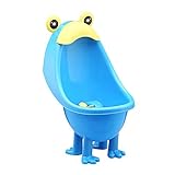 Diseño perfecto: este orinal de entrenamiento está diseñado con colores brillantes y bonita forma de rana para atraer a los niños pequeños y mantenerlos interesados en el entrenamiento de orinal.