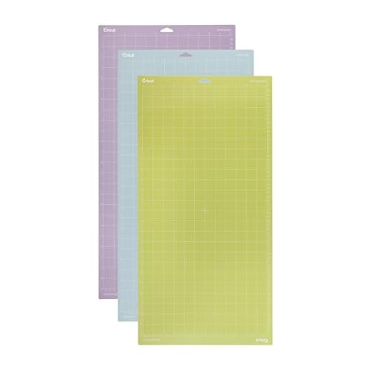 Cricut variedad alfombrilla de corte, multicolor, 30.5 x 60.9 cm, pack de 3