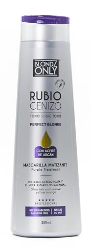 Silver Ash Blonde Hair Blue Toning Mask