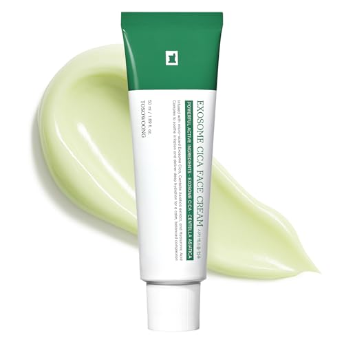 TOSOWOONG Exosome CICA Face Cream - Daily Soothing Moisturizer for Breakouts and Irritated Skin...