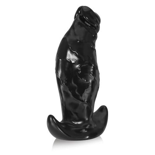Image of Anal Plug with Safe T-Shaped Base, Massive Monster Dildos Wearable Prostate Sex Toy, Large Butt Plug Soft Anal Dilator for Advanced Men Women Couple (L)