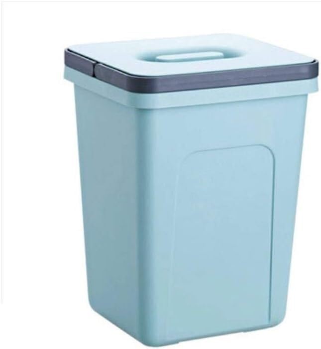 Contenedores de basura al aire libre y cubos de reciclaje con tapas para interiores juego de 2