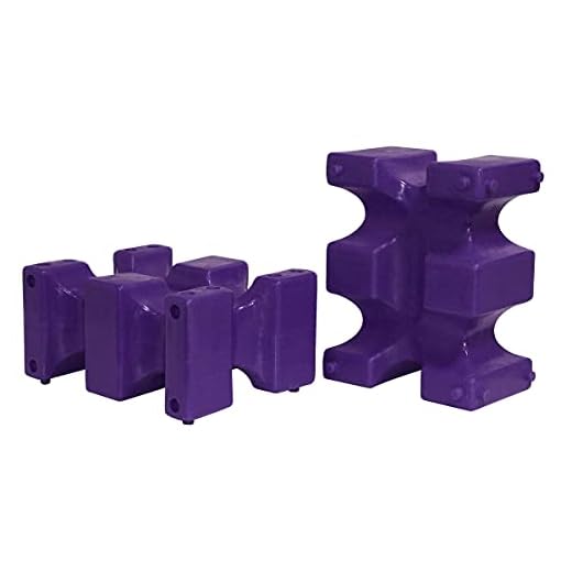 Burlingham Sports Riser Max Jump Blocks - Pair, Purple