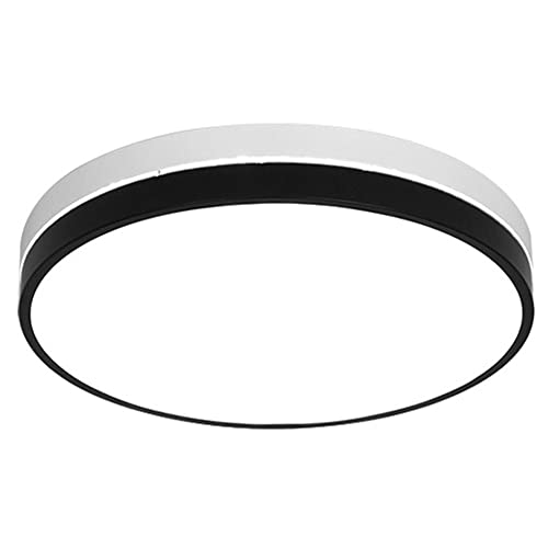 Lámpara de techo LED empotrada, lámpara con atenuación tres colores, 2130 lm, luces planas redondas 15,7 pulgadas y W, panel moderna equivalente a 240 for baño, pasillo, cocina, escalera(15.7in)