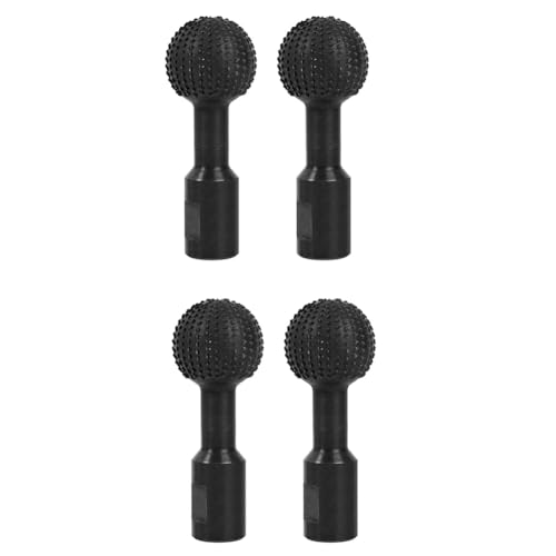 Bnnlqpsttg 4 fresas giratorias esféricas con rosca 5/8-11 para amoladoras angulares de 4 1/2 y 5 pulgadas, guías de bolas y accesorios para amoladoras angulares