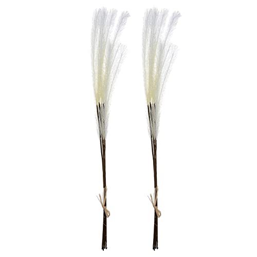 30 Peças Flores Artificiais Decoração De Grama Pompa Artificial Grinalda Grama Pequena Centros De Me