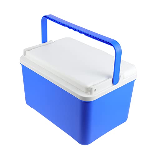 Toddmomy Caja Playa Portátil Mantener Exterior Al Aire Mimbre Alimento Recipiente Picnic Cámping Plegable Enfriador Iglú Largo Aislar Cestas De Polivinilo Blue