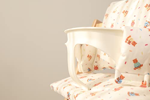 Gembebe Waterproof Cushion Set Compatible With Stokke Tripp Trapp High Chair (Teddy Bear) #TOP4