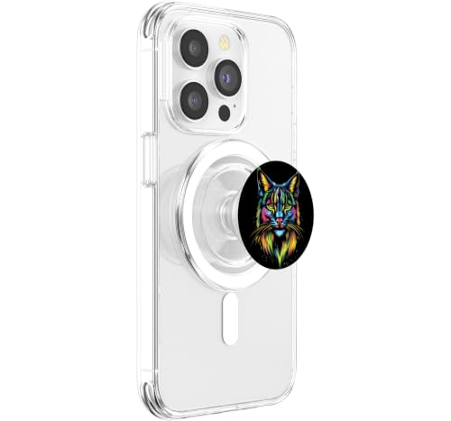 Lynx Rouge Chat Sauvage Chat Prédateur Doux Lynx PopSockets PopGrip pour MagSafe – vue 4