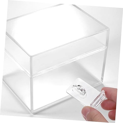 Image of DOITOOL Sets Acrylic Hasp Buckles Locking Latches for Jewelry Box Easy Install Padlock Latch