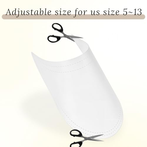 Heclia Shoe Stretcher Plastic Shoe Tree Inserts to Keep Shape 20PCS Adjustable Boot Shapers Clear Sneaker Inserts Crease Protector Shoes Form Holder for Sneaker Leater Golf Mules Boot Shaper Holder