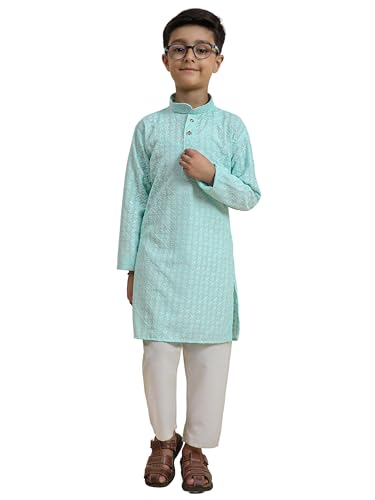 Image of Pro-Ethic Style Developer Boys Cotton Kurta Pajama For Kid's Ethnic Wear | Cotton Kurta Pajama (S-227)