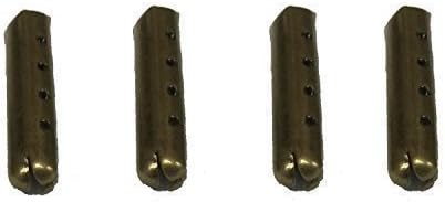 Metal Aglets (Tips for Shoelaces) - 4 pack