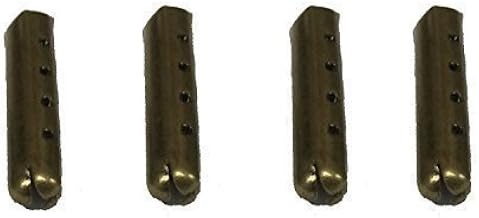 Metal Aglets (Tips for Shoelaces) - 4 pack
