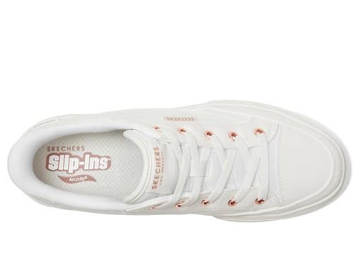 Skechers Street Womens,Arch FIT Arcade-See YA There,WHT,8 M US