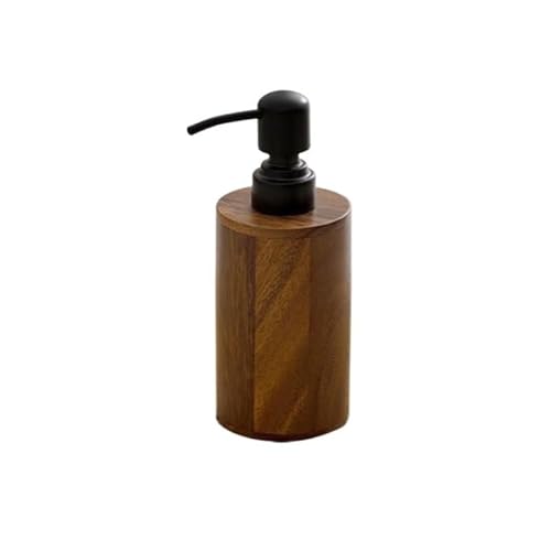 Walnut Wood Press-type Lotion Dispensed Bottles for Hotel Hand Body Wash Shampoo