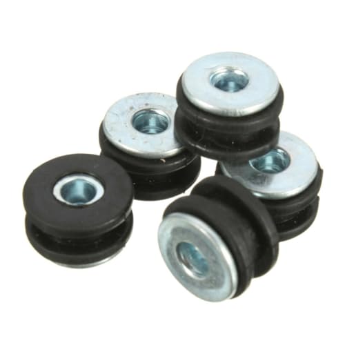 ERINGOGO 1 Set car Board Rubber pad Motorbike Rubber Gasket Rubber Gasket Bushing Buffer Motorbike Rubber Grommets Washer Windshield Shell Rubber Rings Shock Absorber Motorbike Gasket Ring, 2X2X1.5CM