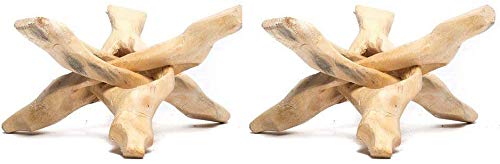 Sawcart4” Set of Natural Wooden Tripod Legs Hand Carved Cobra Stand  Perfect for Crystal Balls, Abalone Shells, Reiki, Wicca Earthy Décor  Display
