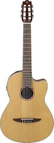 Yamaha NCX1 NT Cutaway Acoustic-Electric Nylon-String Classical Guitar, Natural