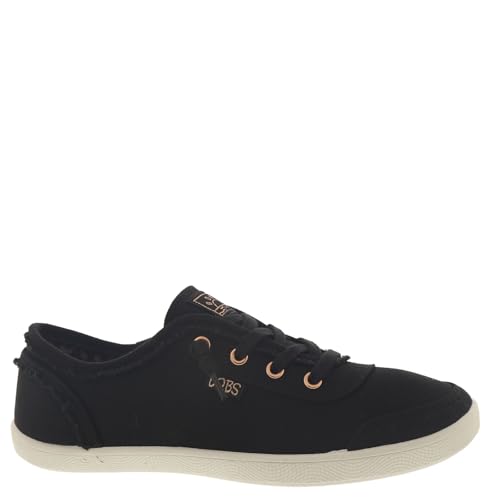 Skechers Femme Bobs B Cute Sneaker noir 41 EU Large en toile souple