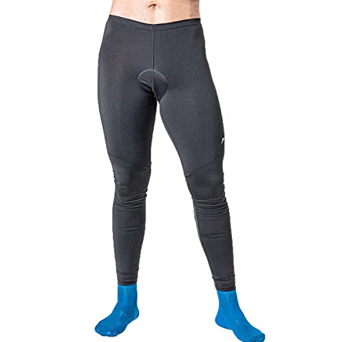 Calça Bike Ciclista Preta Masculina Acolchoada Fang Poker (M)