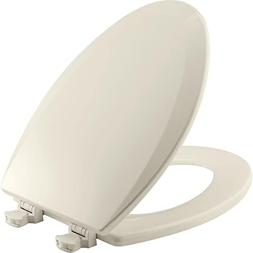 Bemis 1500EC346 Molded Wood Elongated Toilet Seat with Easy Clean and