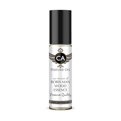 CA Perfume Impression of Boris Man Wood Essence for Men Fragrance Oil Woody Scent Long Lasting Cologne for Men Travel Size TSA Ready Mini Parfum Body Oil Roll-on 0.33 Fl Oz 10ml